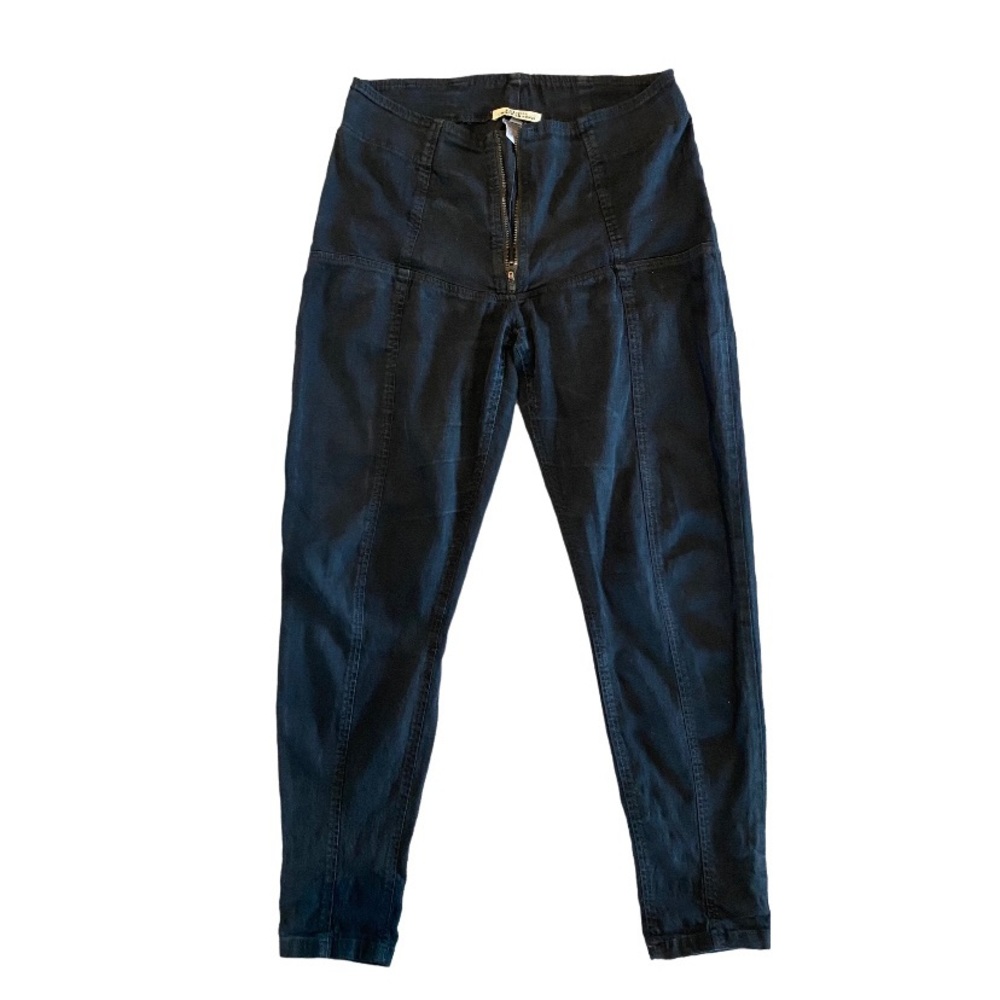 Prairie Underground Denim Girdle High Rise Skinny Pants Jeans Black, size S.
